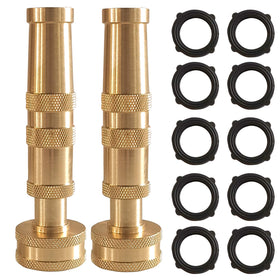 Hourleey adjustable twist hose nozzle for precise watering and gentle mist.