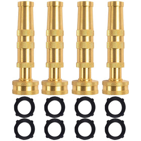 Hourleey adjustable twist hose nozzle for versatile watering and cleaning.