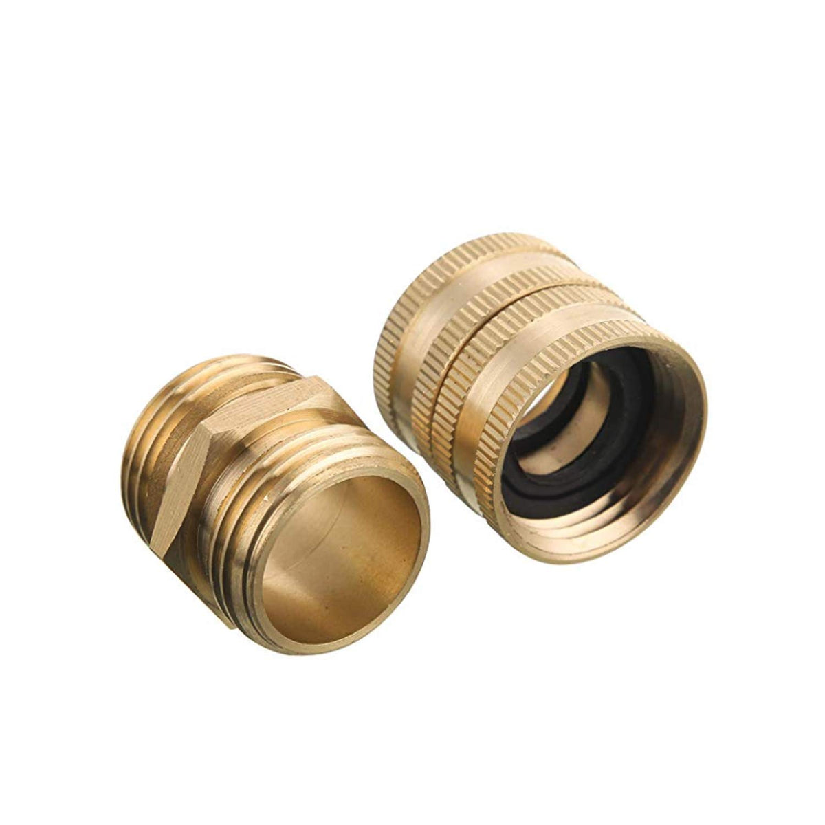 Hourleey brass hose washers pack included for leak-free seals.
