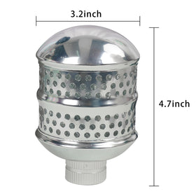Hourleey bubbler sprinkler head with gentle bubbling action for even moisture.