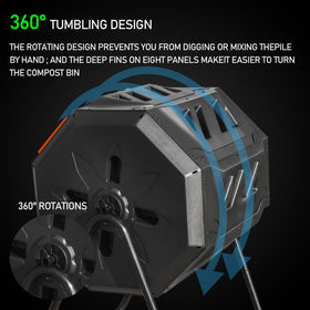 Hourleey compost bin aeration system improves air circulation