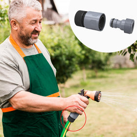 Hourleey plastic hose connectors resist rust with built-in washers to prevent leaks.