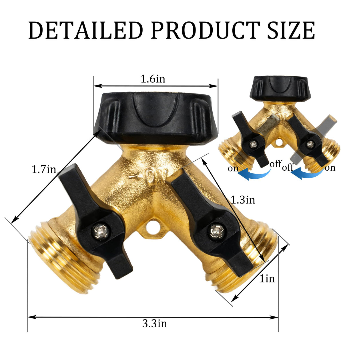 Hourleey easy grip plastic handle simplifies installation.