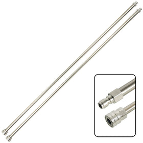 Hourleey extension wand 60-inch pair, side view, extends cleaning reach.