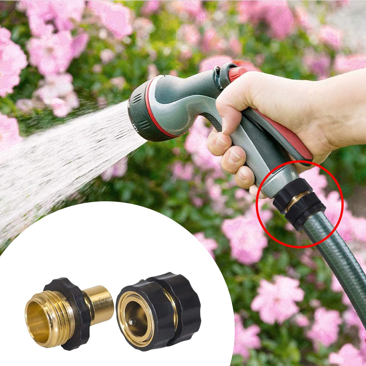 Hourleey extra washers help seal connections and prevent leaks.