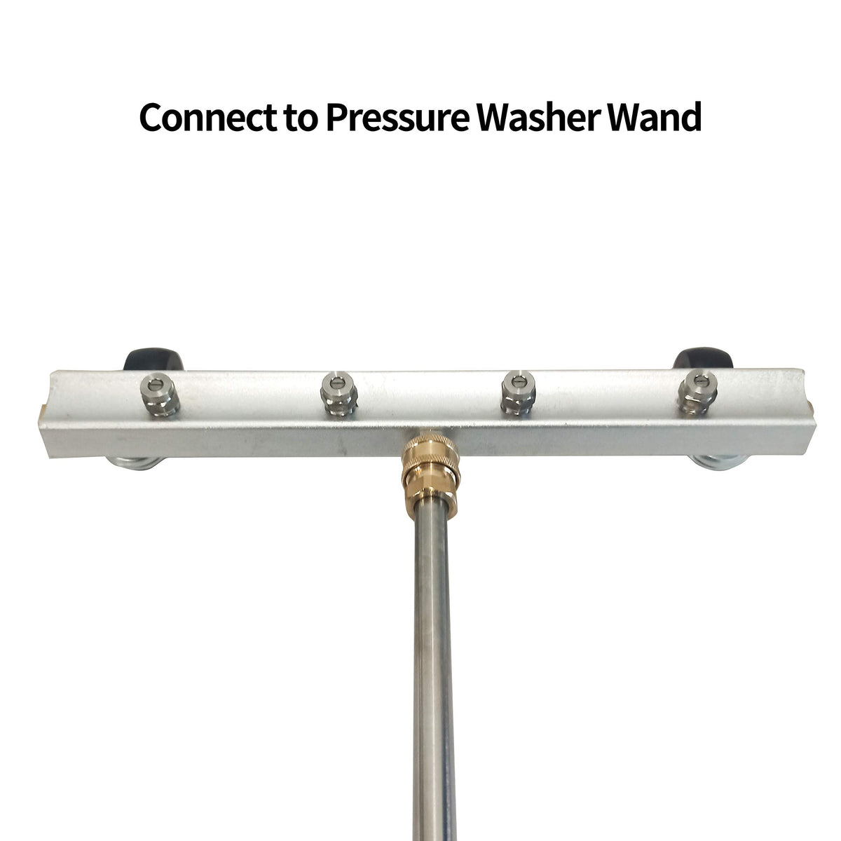 Hourleey four-nozzles system delivers even coverage for efficient cleaning