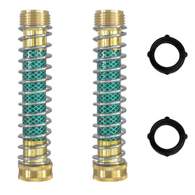 Hourleey garden hose protector guard shields hose kinks and leaks while watering.