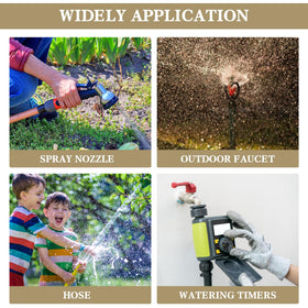 Hourleey garden hose repair kit easy to use components for quick field fixes