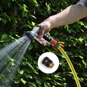 Hourleey garden hose setup speeds irrigation tasks with fewer leaks.