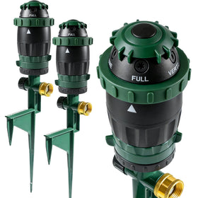Hourleey gear-drive sprinkler with 360-degree rotation for even yard coverage