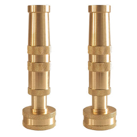 Hourleey heavy-duty brass nozzle offers durable outdoor cleaning.