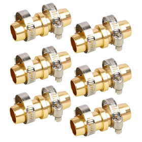 Hourleey hose repair connector pack seals leaks quickly for efficient watering