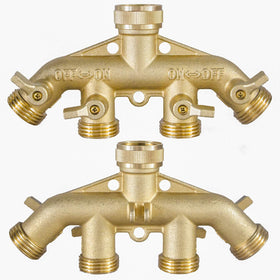 Hourleey hose spigot adapter fits standard hoses for quick connections