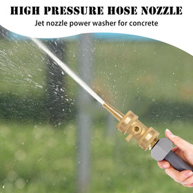 Hourleey included components shown: two nozzles, two valves, four washers.