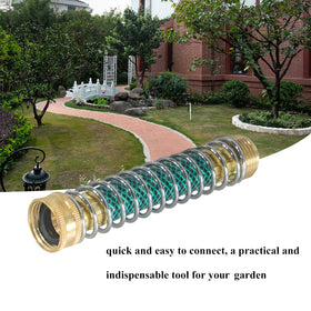 Hourleey installation view shows smooth faucet-to-hose connection.