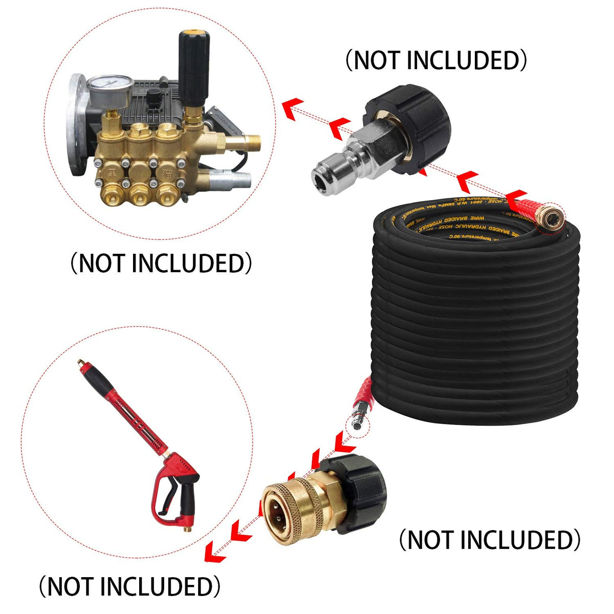 Hourleey 4000 PSI capability supports tough cleaning jobs with confidence.