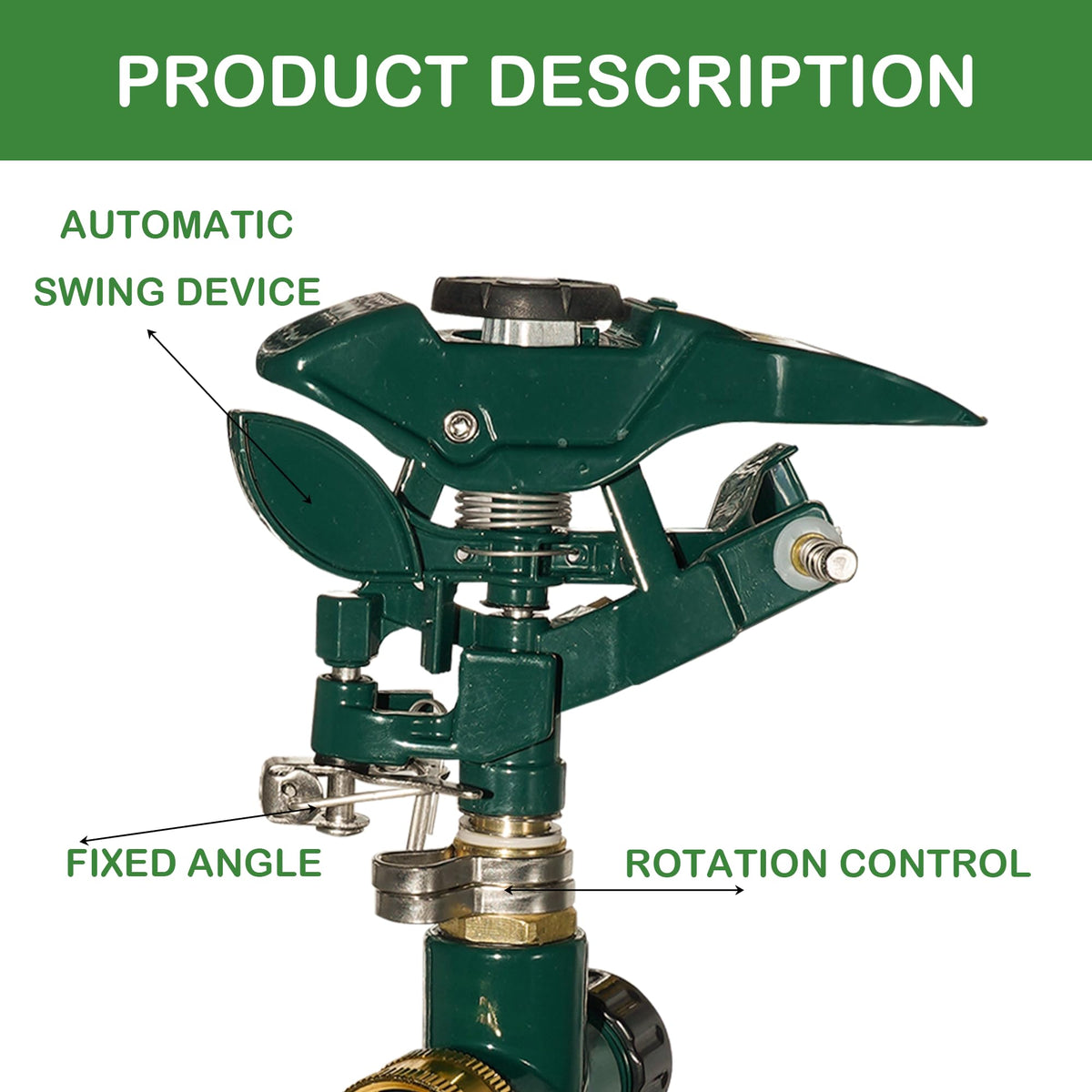 Hourleey metal step spike provides durable, rust-resistant support for extended outdoor use.