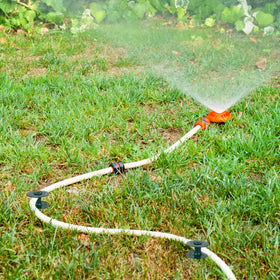 Hourleey pointed tip allows quick installation into turf or soil.