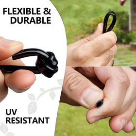Hourleey PVC drip hose flexible 50ft for simple fittings