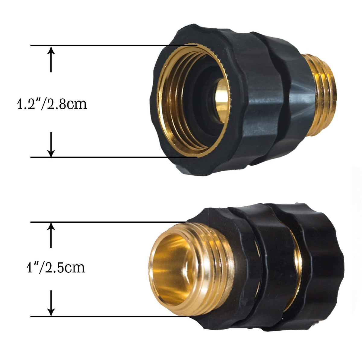 Hourleey quick connector male fitting for secure, durable hose connections.