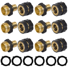 Hourleey quick connector package for fast, tool-free hose setup.