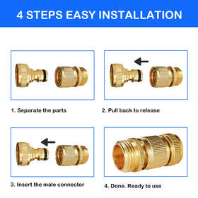 Hourleey rubber washers ensure tight seals and easy maintenance.