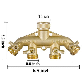 Hourleey solid brass valves provide durable, leak-free performance