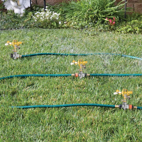 Hourleey base designed for easy installation into soil without tools