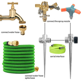 Hourleey sprinkler base demonstrates rugged outdoor durability in sunlight