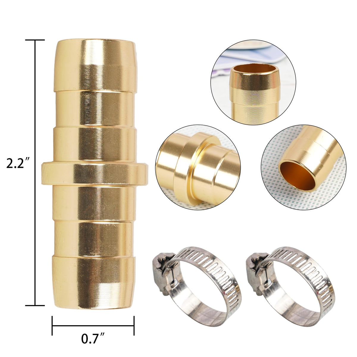 Hourleey stainless clamp set provides durable, rust-resistant secure connections