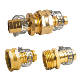 Hourleey stainless steel clamps for durable hose repairs