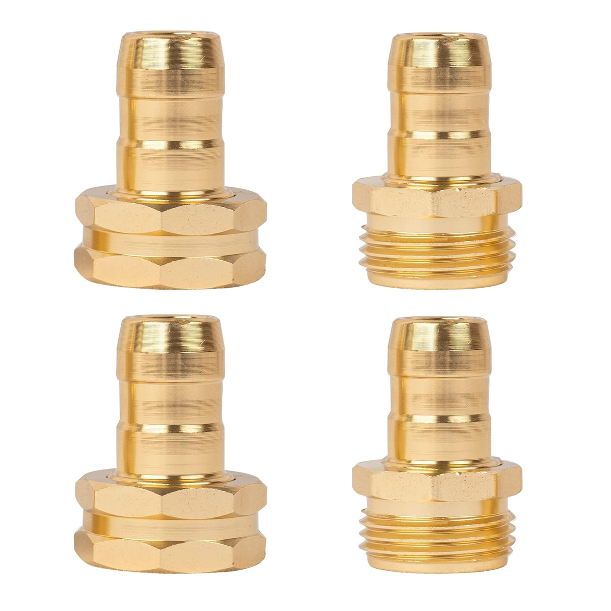 Hourleey stainless steel clamps provide a secure, leak-resistant grip.