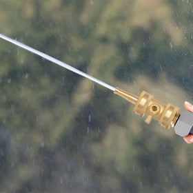 Hourleey standard hose compatibility enables quick attachment and removal.
