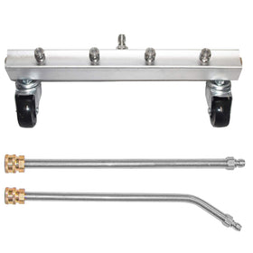 Hourleey undercarriage cleaner 13inch base targets underbody grime on cars and boats