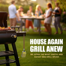House Again bristle-free tool with ergonomic grip for better control