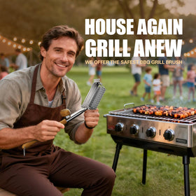 House Again universal grill cleaner tested on multiple grill types