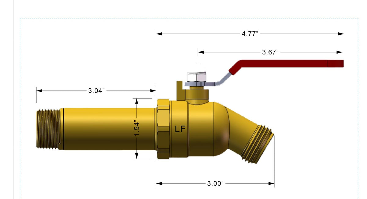 House Mods HMP011 full-port ball valve enables fast, debris-free drainage
