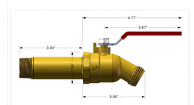 House Mods HMP011 full-port ball valve enables fast, debris-free drainage