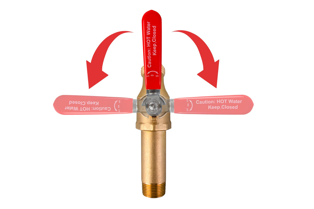House Mods HMP011 lead-free brass body suitable for potable water