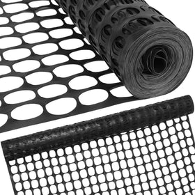 Houseables fencing roll 4x100 black mesh for temporary yard boundary