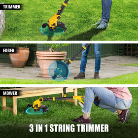 Houselife 3-in-1 trimmer edger mini mower in one tool