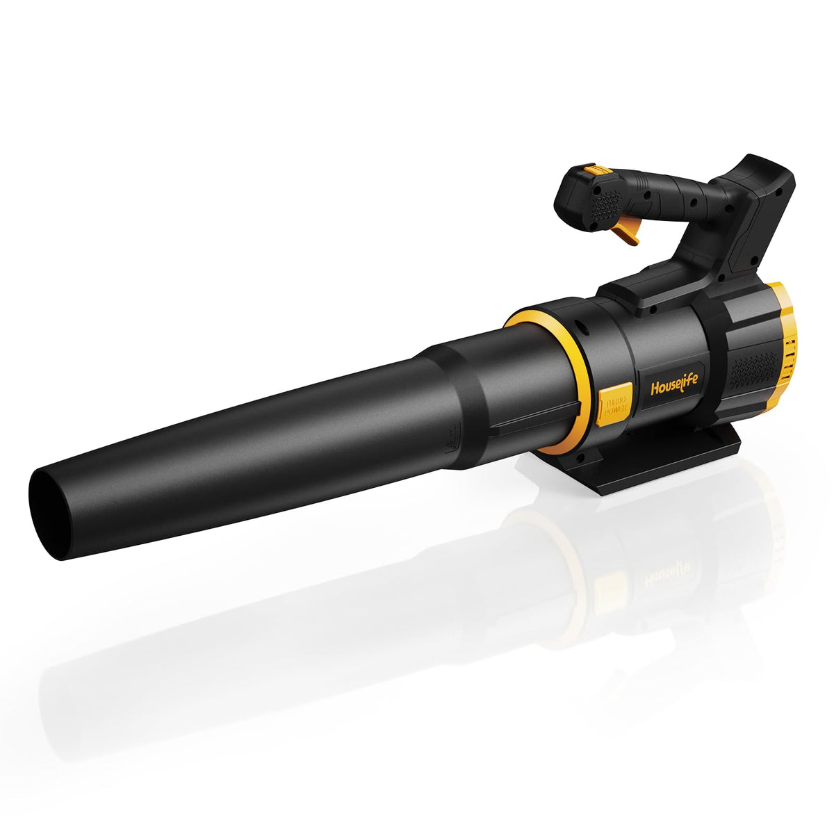 Houselife 650 CFM blower body for rugged outdoor use.