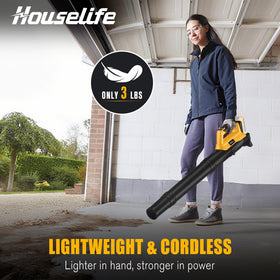 Houselife compact lightweight design fits tight spaces