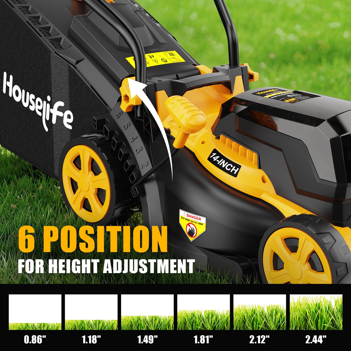 Houselife copper motor and steel blades delivering clean, precise cuts.