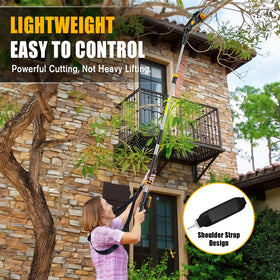 Houselife backyard pruning in action with extended reach