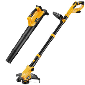 Houselife Dewalt-compatible weed trimmer with 12-inch reach for precise edging
