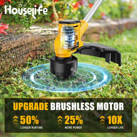 Houselife ergonomic anti-slip handle offers comfortable grip during use
