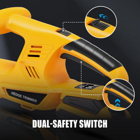 Houselife hedge trimmer with ergonomic grip for comfortable use