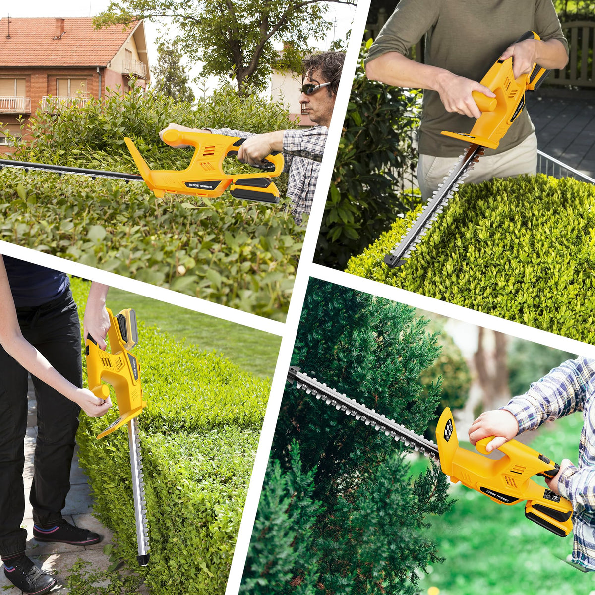 Houselife hedge trimmer shown as tool-only ready for battery attachment