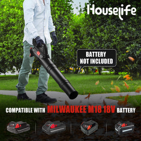 Houselife Milwaukee M18 compatibility for using existing batteries with effortless cordless power.
